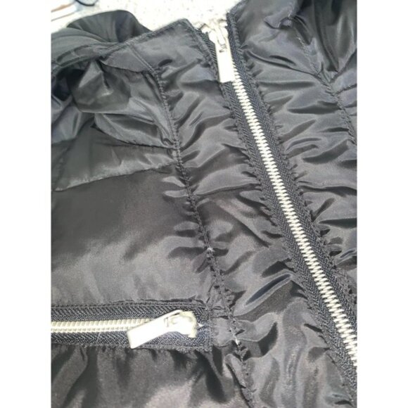 Michael Kors Size XS Long black puffer jacket full zip coat - Picture 6 of 11